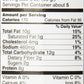 A nutritional facts label for Caledonian Kitchen Haggis with Highland Beef. The label shows that each serving of haggis contains 170 calories, 460 mg of sodium, 2 g of fiber, 2 g of sugars, and 8 g of protein.