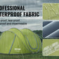 VEVOR Camping Tent, 9.2 x 6.6 x 4.3 ft Pop Up Tent for 4 Person, Easy Setup Waterproof Backpacking Tent, with Door and Window, for Outdoor Family Camping, Hiking, Hunting, Mountaineering Travel