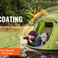 VEVOR Camping Tent, 9.2 x 6.6 x 4.3 ft Pop Up Tent for 4 Person, Easy Setup Waterproof Backpacking Tent, with Door and Window, for Outdoor Family Camping, Hiking, Hunting, Mountaineering Travel
