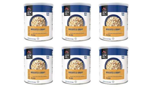 Mountain House Biscuits & Gravy #10 Can Case.