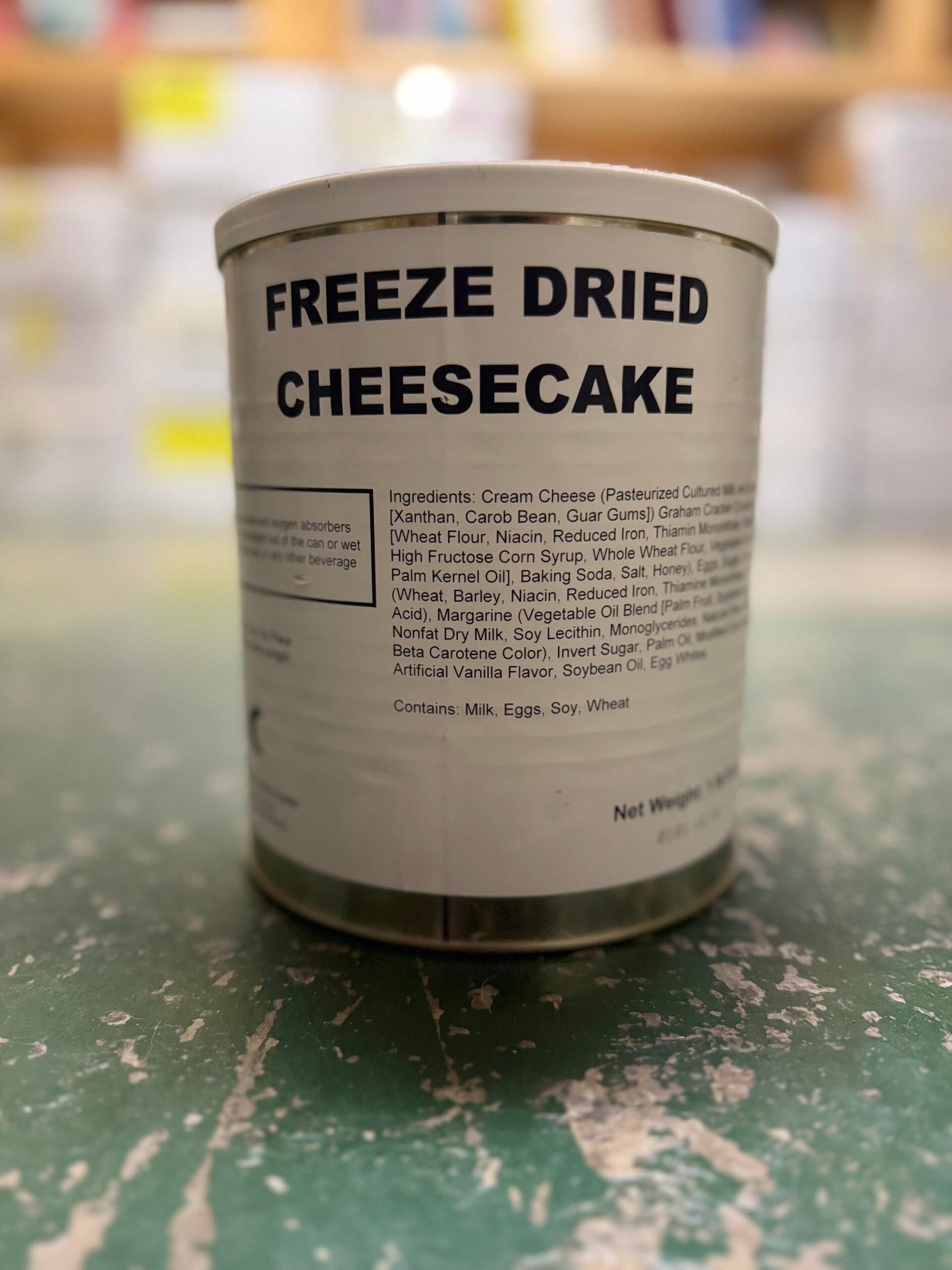 Military Surplus Freeze Dried Cheesecake- #10 Can