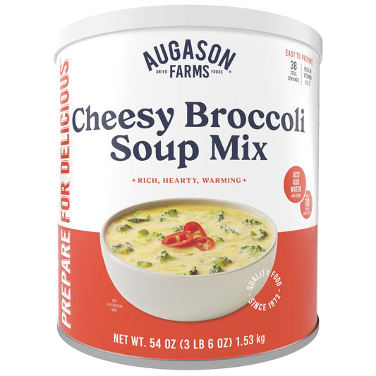 Cheesy Broccoli Soup Mix Can, 38 Servings