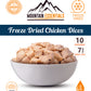 Mountain Essentials Freeze Dried Chicken Dices Resealable Pouch - 300 grams