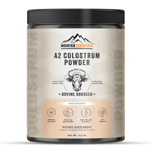 A2 Colostrum Powder – 3.5 oz | Grass-Fed Bovine Sourced | Unflavored First-Milking Powder for Shakes, Smoothies & Daily Use | Above 40% IGG Gluten-Free, 1-Year Shelf Life, 50 Servings Pack of 1