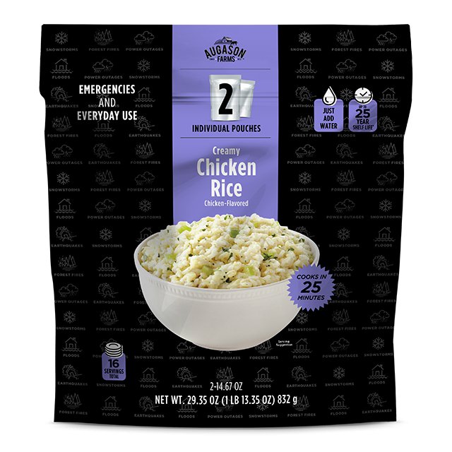 Creamy Chicken-Flavored Rice, 16 Servings