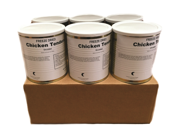 Military Surplus Freeze Dried Uncooked Chicken Tenders