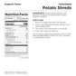 Dehydrated Potato Shreds Pail, 102 Servings