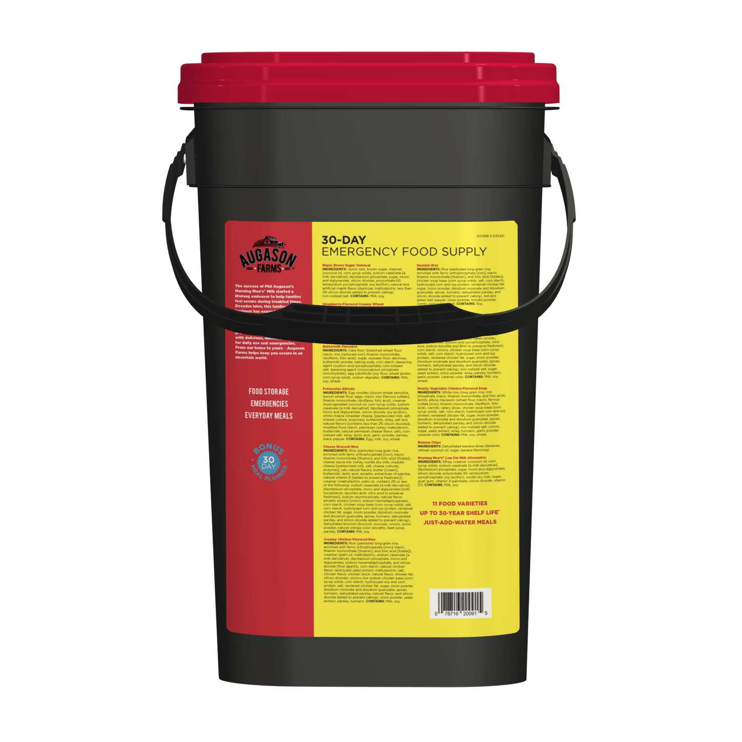 30-Day 1-Person Emergency Food Supply Kit, 200 Servings