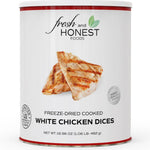 Fresh & Honest Freeze Dried White Chicken Dices #10 Can