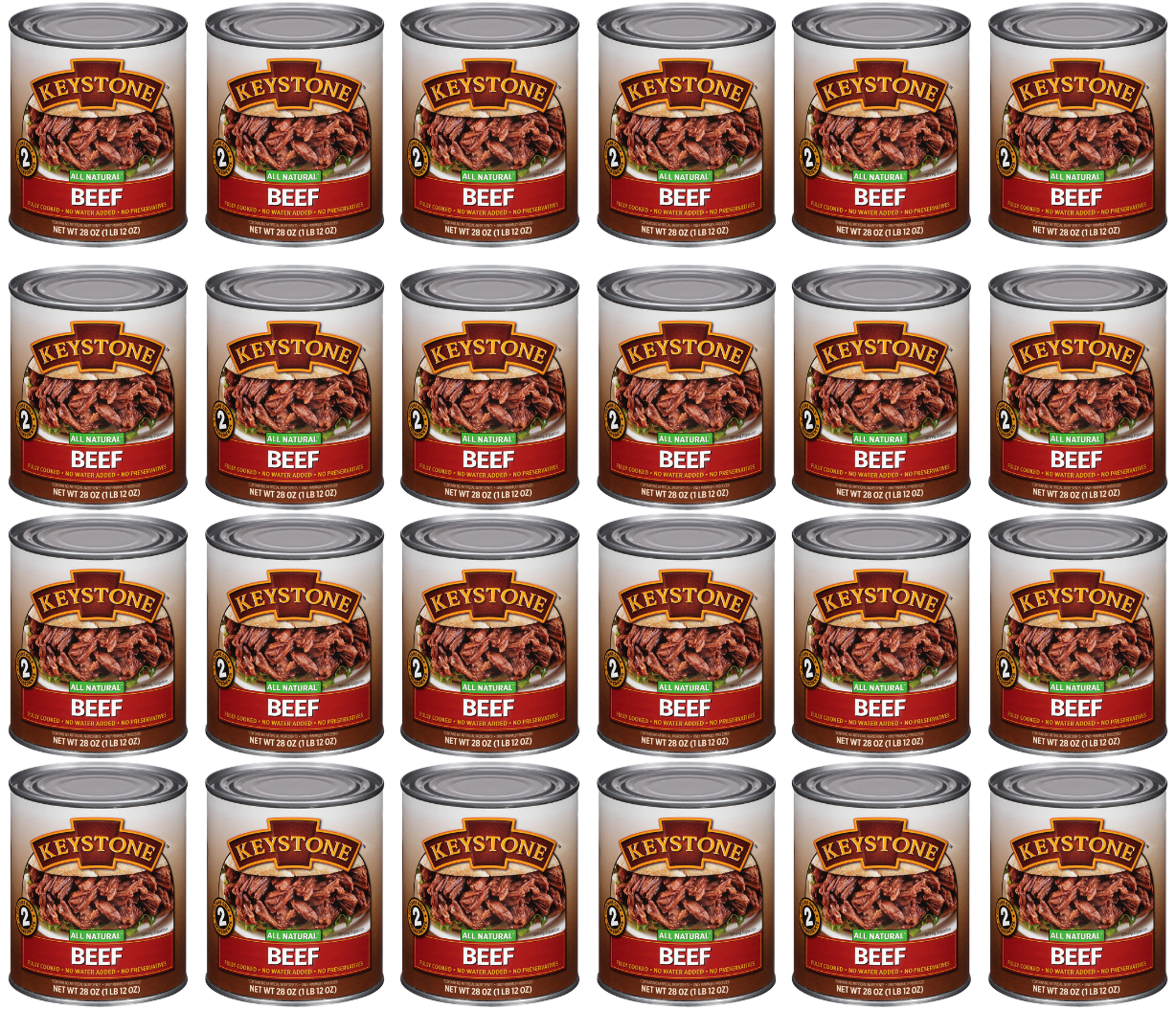 Keystone Meats All-Natural Beef 28 oz Can