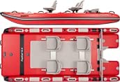 SeaEagle FastCat 14 Inflatable Catamaran Boat Swivel Seat Canopy Package
