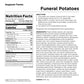 Funeral Potatoes Pouch, Cheesy Potato Casserole, 12 Servings
