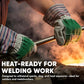 Shoulder Leather Work Gloves 120 Dozen (1,440 Pairs) for Farming & Welding – Split Cowhide Palm, Joint Palm & Safety Cuff