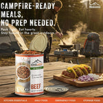 Mountain Essentials All Natural Canned Beef 14.5 oz – 11g Protein per Serving (8 Servings per Can, 96 Total Servings) – Fully Cooked, Ready to Eat thumbnail 6