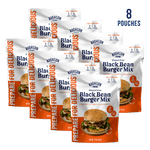Gluten Free Black Bean Burger Mix Pouch, 9 Servings