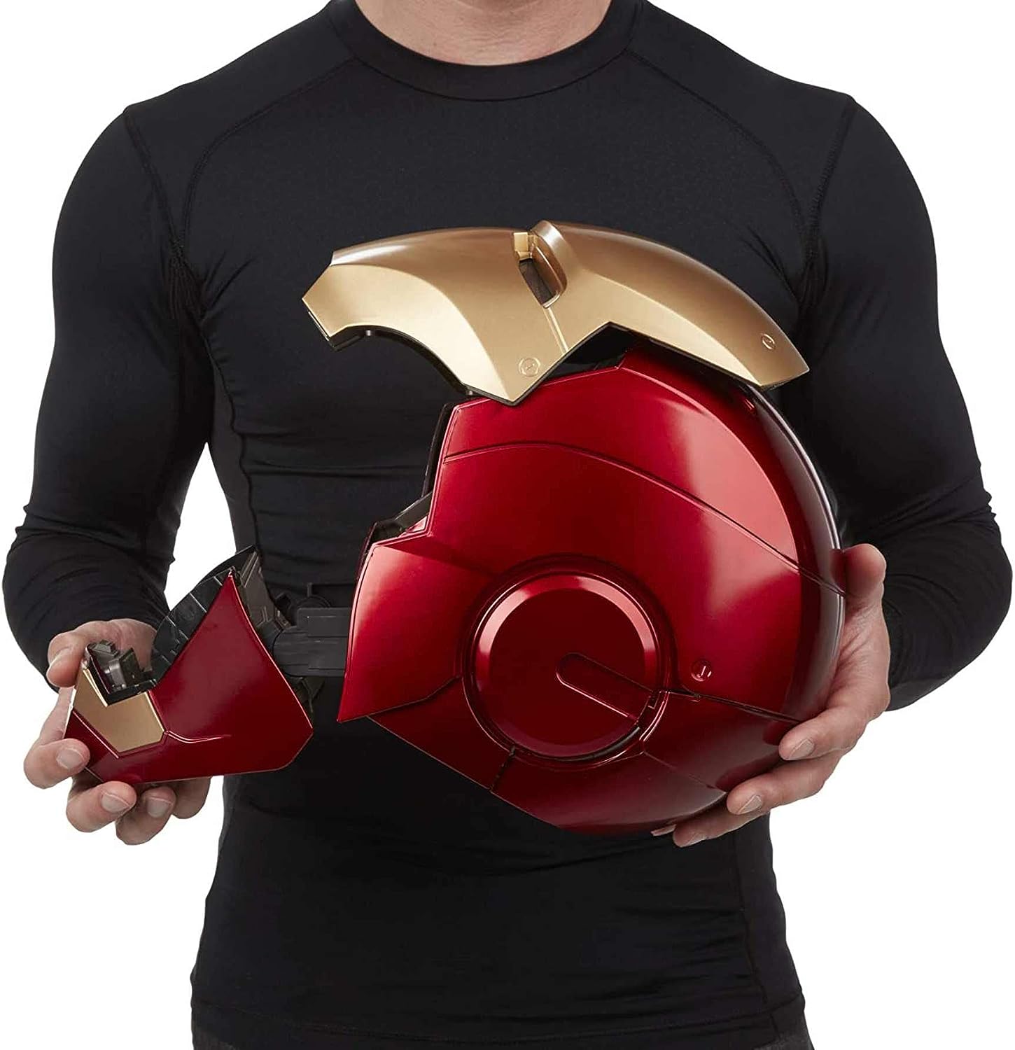 Casco Iron Man Electrónico Iron Man Casco full Head Led Iron Man Face Cover  con Cosplay de Halloween