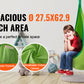 VEVOR Kids Pod Swing Seat, Hanging Hammock Chair with LED Lights Strings, Inflatable Cushion, Sensory Pod Swing Chair for Kids Indoor and Outdoor Hanging Chair, 100% Cotton Loading Capacity 120 lbs