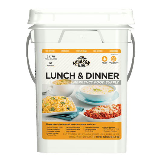 Lunch and Dinner Variety Pail, 92 Servings