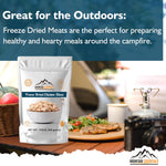 MOUNTAIN ESSENTIALS Freeze Dried Chicken Dices - Pouch Fully Cooked Ready to Eat | 7-Year Shelf Life