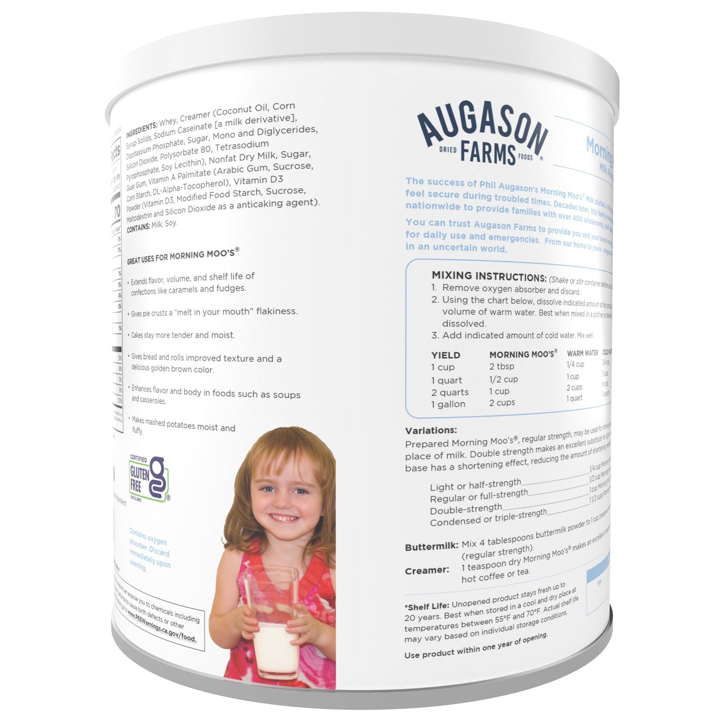 Morning Moo's Milk Alternative Can, 93 Servings