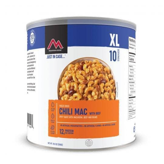 1 x Chili Mac with Beef #10 Can XL (10 servings)