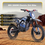 MotoTec 60v 2000w Pro Electric Dirt Bike Lithium (HP115E)