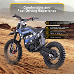 MotoTec 60v 2000w Pro Electric Dirt Bike Lithium (HP115E)