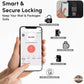 Extra Large Smart Letter Drop Box High Capacity Package Delivery Box for Outside with Secure Coded Lock | Outdoor Parcel Mailbox Weather, Rust and Corrosion Resistance Coating for Home or Office Black