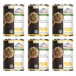 MOUNTAIN ESSENTIALS Canned Pork 14.5 oz – 12g Protein per Serving (8 Servings per Can, 48 Total Servings) – Fully Cooked, Ready to Eat – Pantry Staple Meat for Everyday Meals thumbnail 1