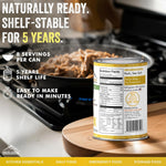 MOUNTAIN ESSENTIALS Canned Pork 14.5 oz – 12g Protein per Serving (8 Servings per Can, 48 Total Servings) – Fully Cooked, Ready to Eat – Pantry Staple Meat for Everyday Meals thumbnail 7