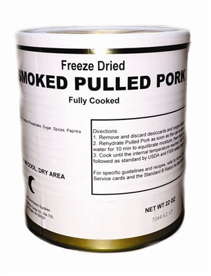 Military Surplus Freeze Dried Pulled Pork