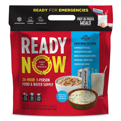 24-Hour 1-Person Food & Water Supply, Farmhouse Potato Kit, 3 servings
