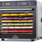 8 Trays Food Dehydrator Machine 700W w ATC, Digital Timer, Recipe Book & Trays