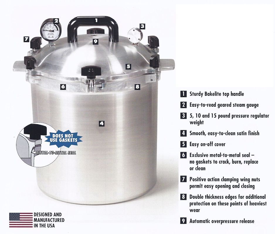 All American 30-Quart Pressure Cooker Canner