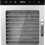 Mountain Essentials 10 Trays Food Dehydrator Machine 800W Digital Timer with Recipe Book