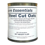 Future Essentials Steel Cut Oats #10 Can (1 case of 6 cans)