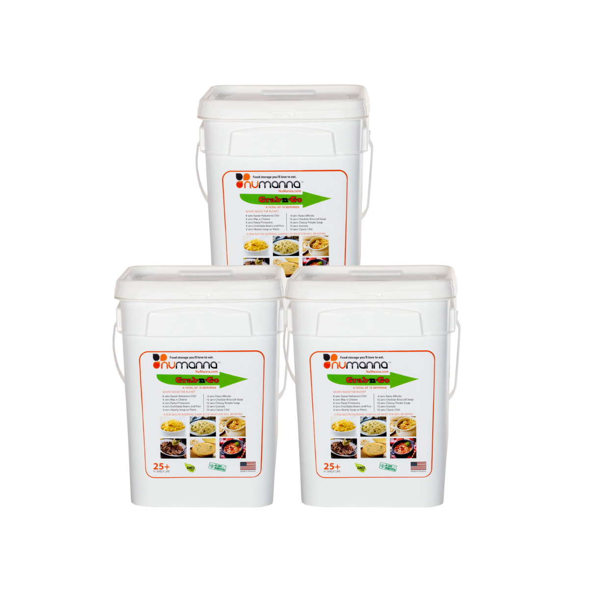 NuManna Grab-N-Go Buckets