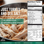 MOUNTAIN ESSENTIALS All Natural Canned Turkey 14.5 oz – 14g Protein per Serving (8 Servings per Can, 192 Total Servings) – Fully Cooked, Ready to Eat Deli White Meat – Premium Canned Meat for Daily Meals thumbnail 2