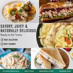MOUNTAIN ESSENTIALS All Natural Canned Turkey 14.5 oz – 14g Protein per Serving (8 Servings per Can, 192 Total Servings) – Fully Cooked, Ready to Eat Deli White Meat – Premium Canned Meat for Daily Meals thumbnail 4