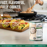 MOUNTAIN ESSENTIALS All Natural Canned Turkey 14.5 oz – 14g Protein per Serving (8 Servings per Can, 192 Total Servings) – Fully Cooked, Ready to Eat Deli White Meat – Premium Canned Meat for Daily Meals thumbnail 5