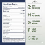 Egg White Protein Crystal Powder- 24g Protein- Single Ingredient-Unflavored 100% Pure Pasteurized Dried Egg Whites-