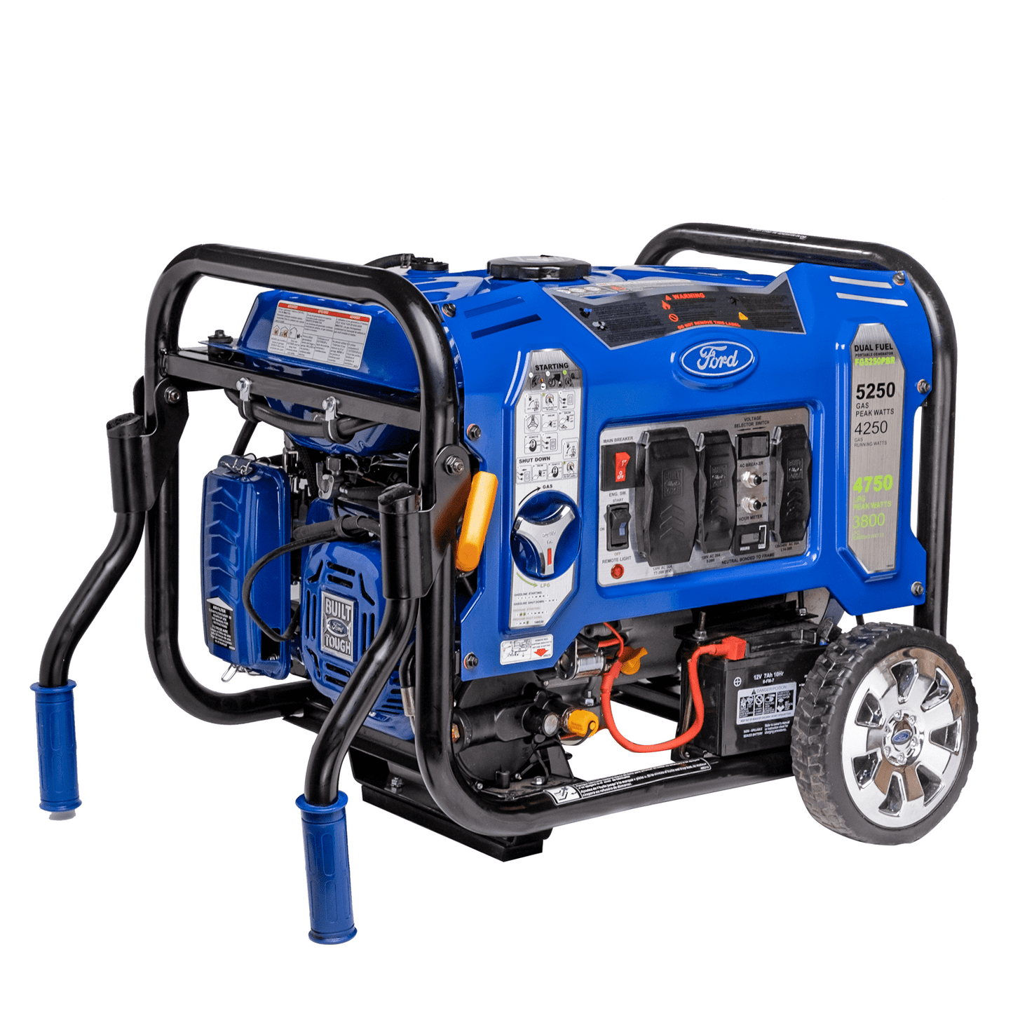 Ford 5,250 watt Dual Fuel Generator with Remote Start - FG5250PBR