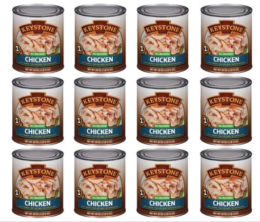 Keystone Meats All Natural Canned Chicken, 28 Ounce