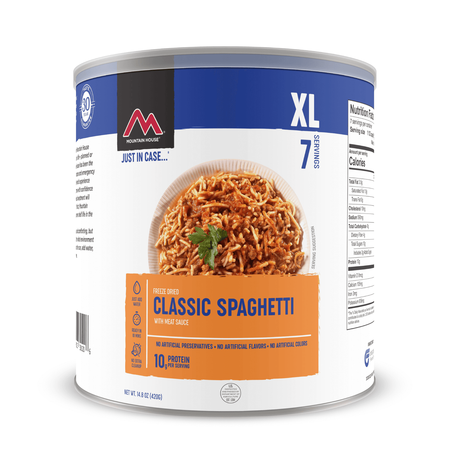 Mountain House Classic Spaghetti with Meat Sauce - #10 Can (Case) Offer