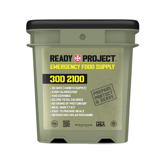 Ready Project® 30D 2100 cal/day (440 Serving Emergency Food Supply)