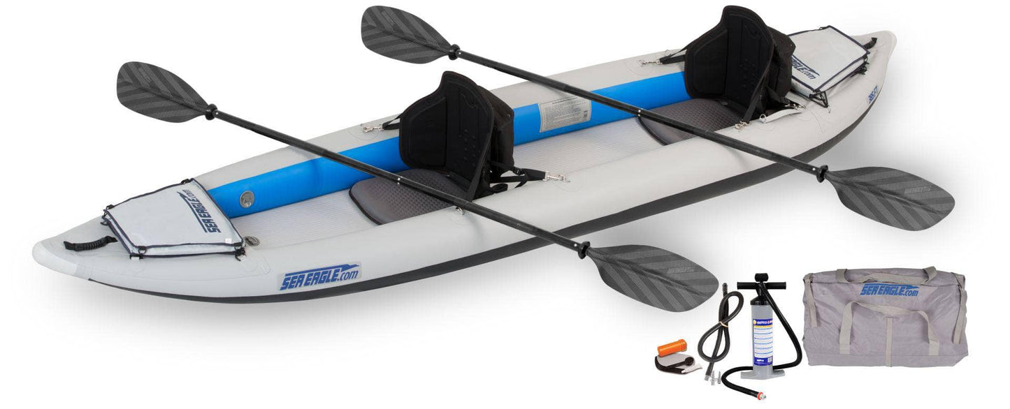 Sea Eagle 385ft Fast track Inflatable Kayak 2 Person - Pro Package
