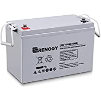 Renogy Deep Cycle AGM Battery 12 Volt 100Ah, 3% Self-Discharge Rate, 2000A