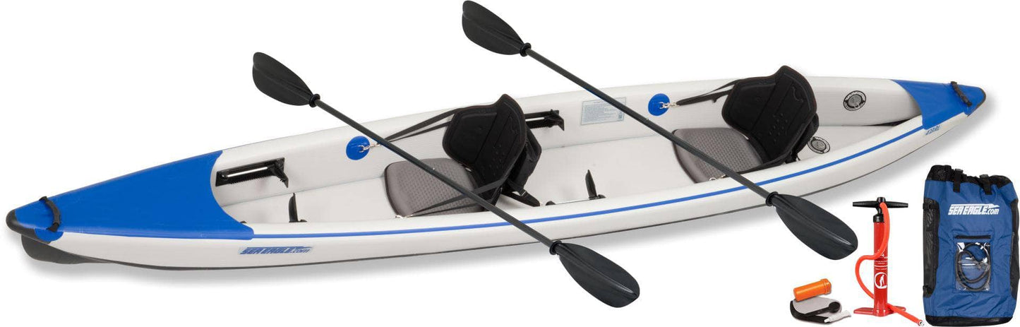 Sea Eagle Razorlite 473rl Inflatable Kayak Pro Carbon Tandem Package - Safecastle