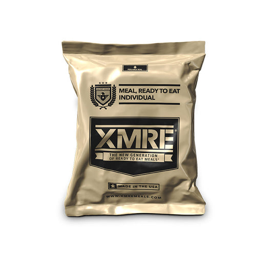 xmre meals 1300xt - 12 case with heaters (meal ready to eat - military grade)