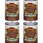 Keystone Meats All Natural Ground Beef, 14 Ounce 4 can